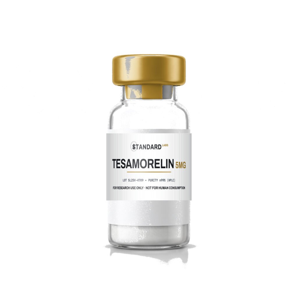 Tesamorelin 5mg — Standard Labs research peptide vial